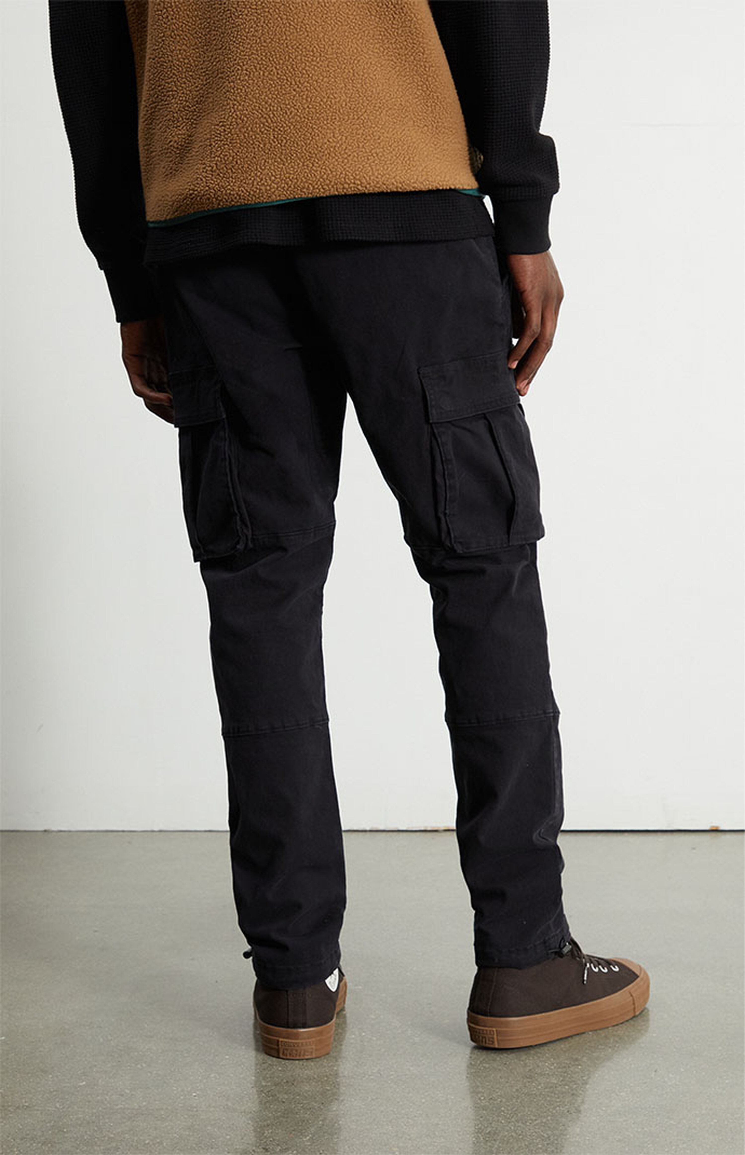black cargo pants pacsun