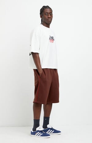 Elwin Piping Fleece Baggy Shorts image number 2