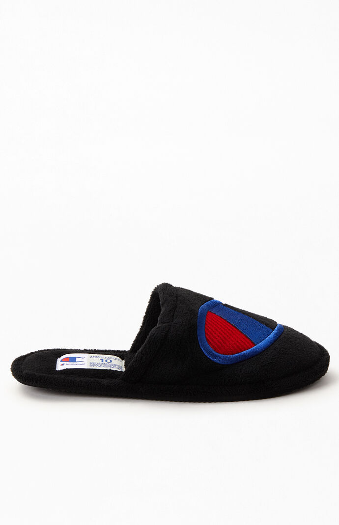 Black Sleepover Slippers