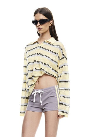 Honey Striped Rebels Jersey Long Sleeve Top image number 2