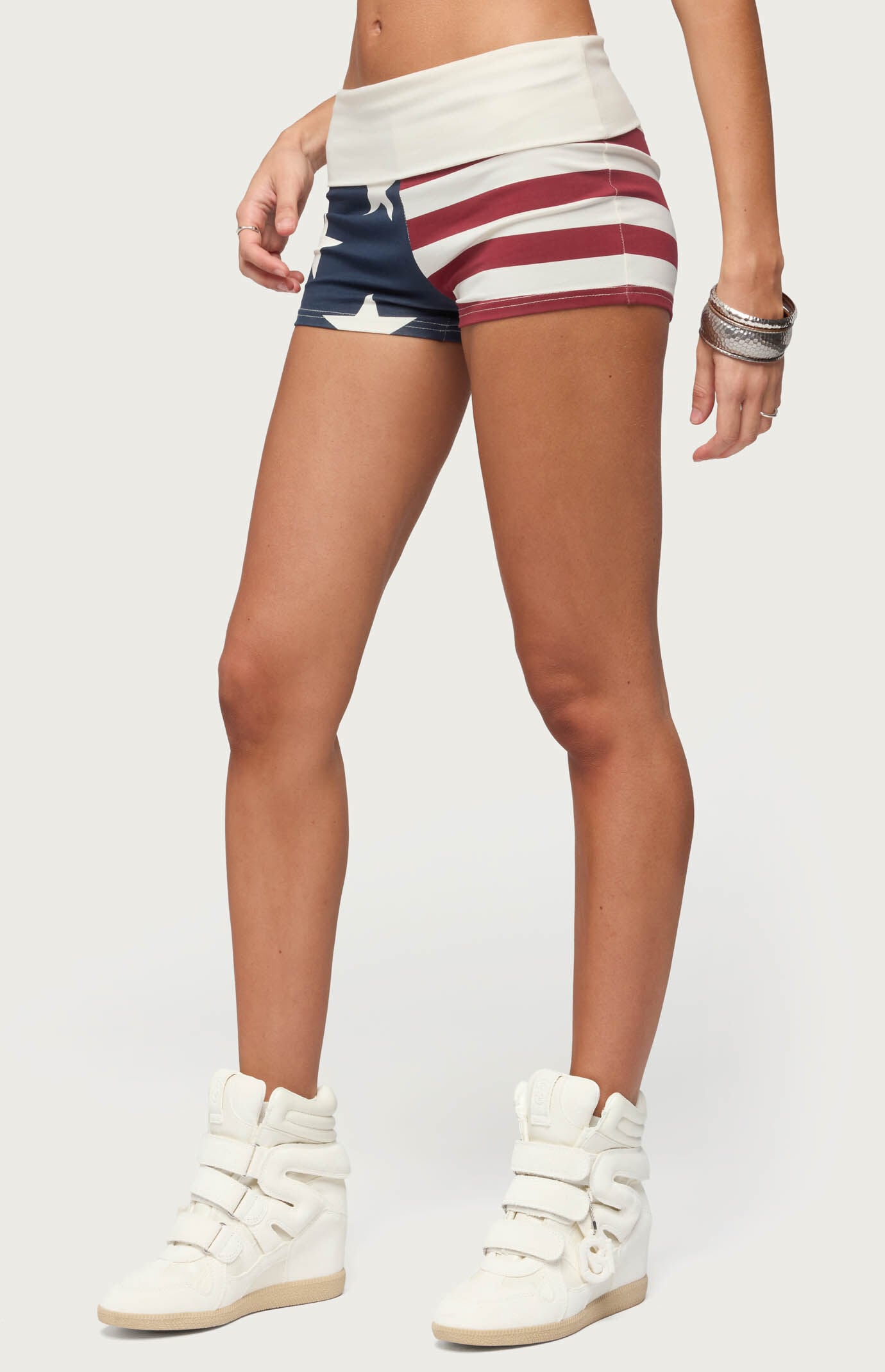 Edikted USA Foldover Shorts