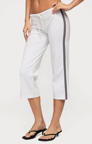Milene Contrast Terry Capri Pants image number 2