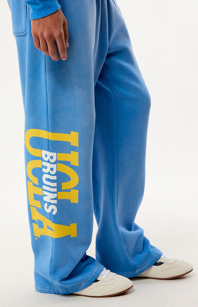 UCLA Bruins Washed Wide Leg Sweatpants