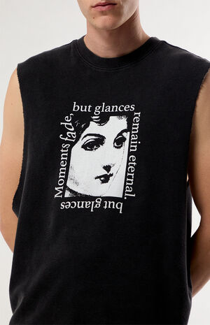 Moments Fade Waffle Knit Muscle Tank Top image number 4