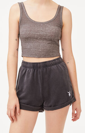 By PacSun Bunny Rolled Shorts image number 1