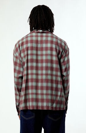 Dune Plaid Print Long Sleeve Shirt image number 3