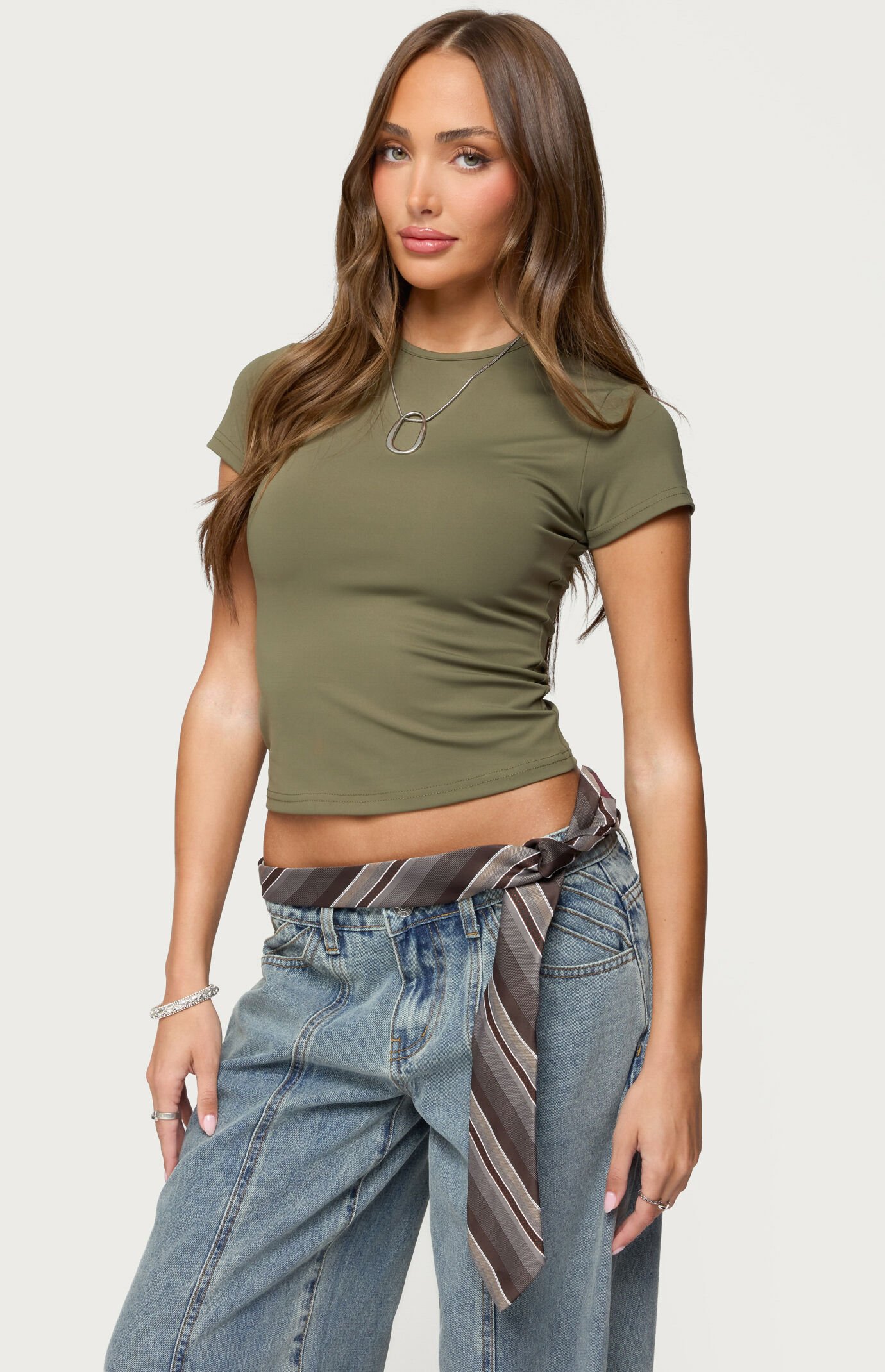 Edikted Tay Short Sleeve Top