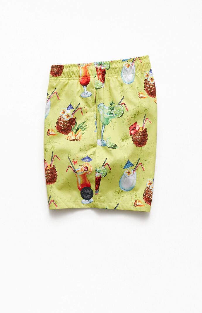 Tropical Cocktails 17" Swim Trunks
