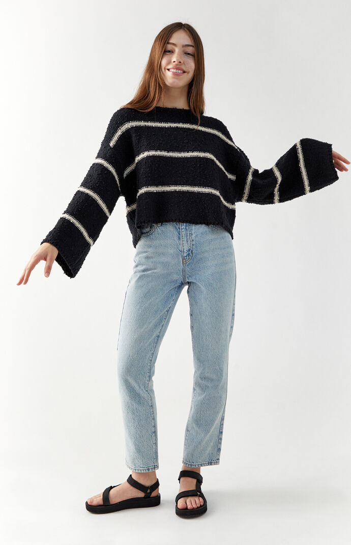 Lined Up Sweater