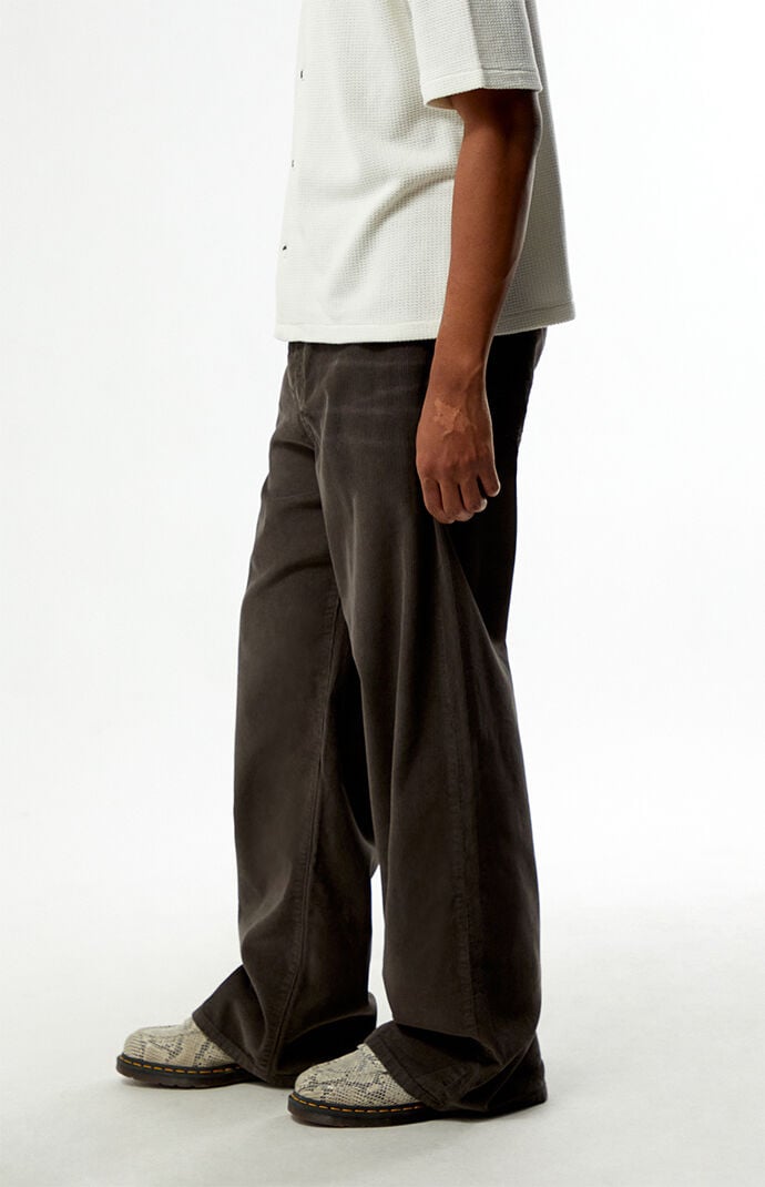 Pacsun Blake Extreme Baggy Pants Corduroy Dark Gray