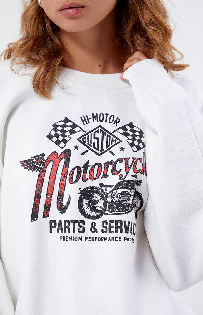 Golden Hour Hi Motor Motorcycle Crew Neck Sweatshirt PacSun