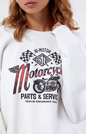 Hi-Motor Motorcycle Crew Neck Sweatshirt image number 2