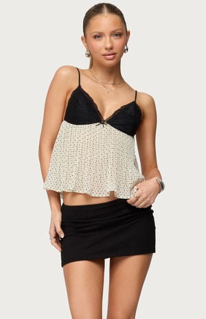 Rhian Lacey Pleated Babydoll Top image number 1