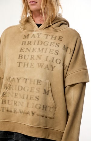 Layered Muscle Fleece Hoodie image number 4