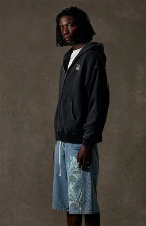x Pacsun Script Zip Up Hoodie image number 2