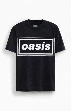 Oasis Distressed Logo Oversized T-Shirt image number 1