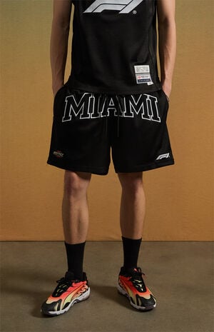 x Pacsun Miami Mesh Basketball Shorts image number 3