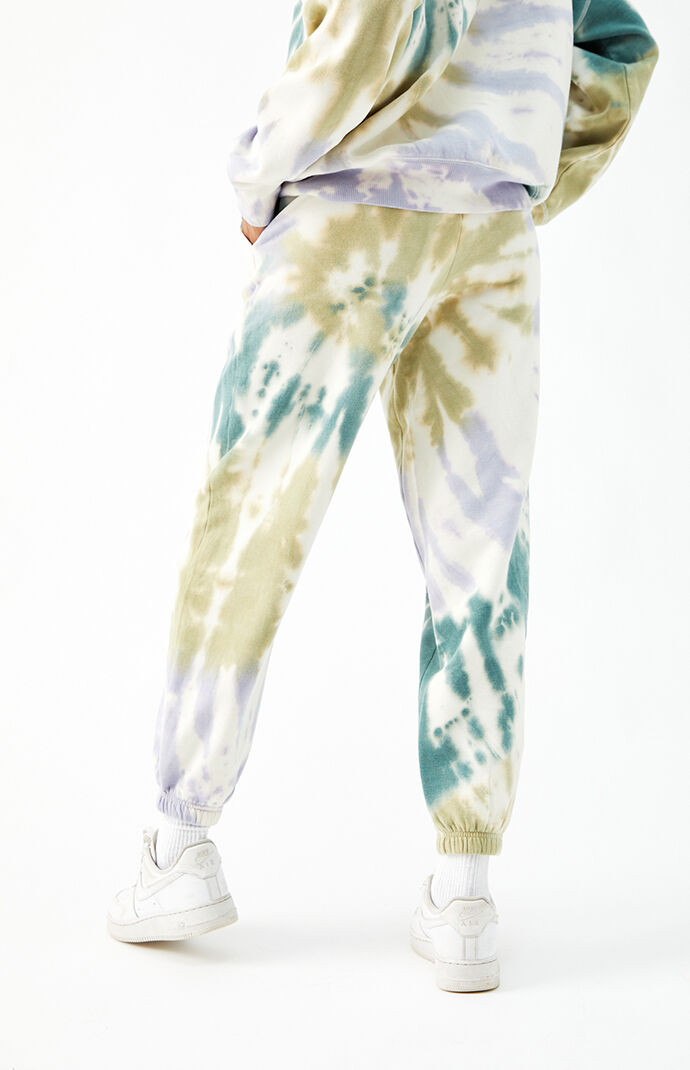 cotton candy tie dye sweatpants