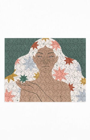 Green Woman 1000 Piece Jigsaw Puzzle