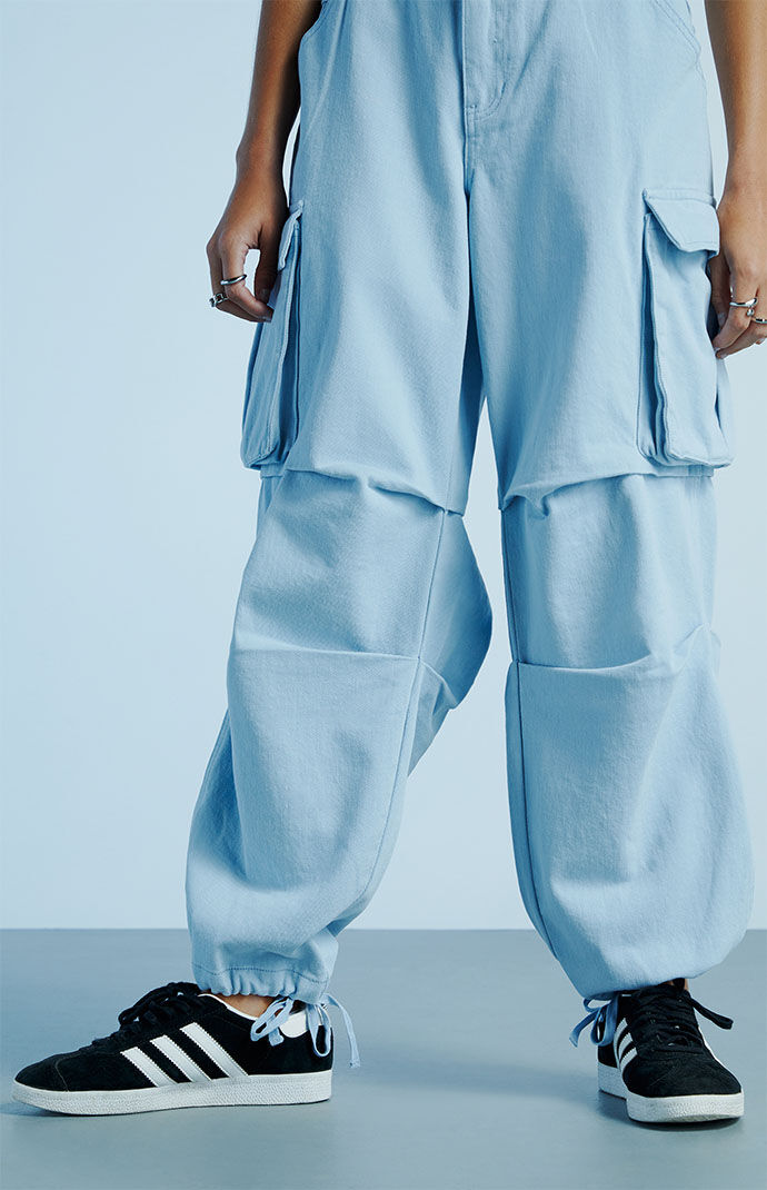 【YOURNUS】Diction Denim Cargo Balloon Pants Big Pocket Balloon Cargo Denim Pants 2C - UNAIDUN | 60