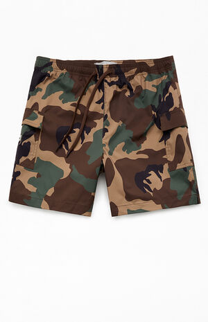 Camo Cargo 6.5" Swim Trunks image number 1