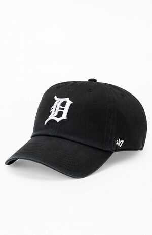 Black Detroit Tigers Clean Up Strapback Hat image number 4