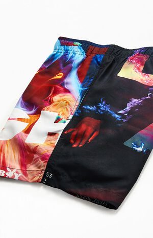 By PacSun Double Feature 15" Swim Trunks image number 4