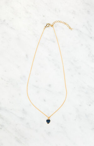 Black Heart Necklace image number 1