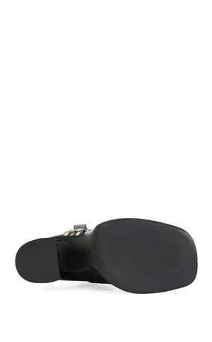 Women's Dyzma Black Platform Booties image number 5