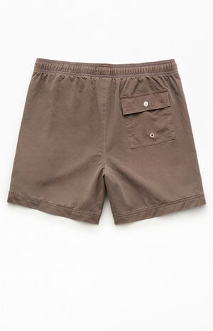 Brown Sunny 5.5" Swim Trunks image number 2