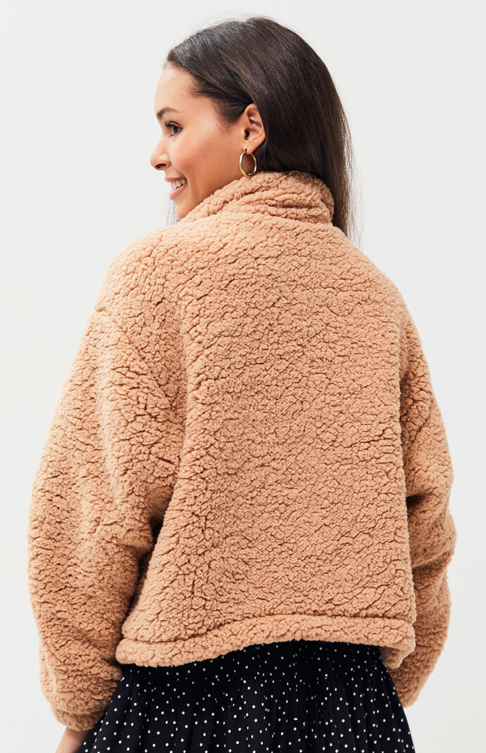 Tan Sherpa Jacket