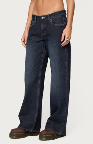 Raelynn Washed Low Rise Jeans image number 2