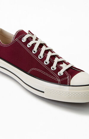 Recycled Chuck 70 Burgundy OX Low Shoes image number 6