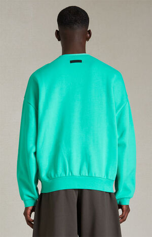 Mint Leaf Crew Neck Sweatshirt image number 3