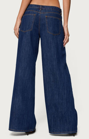 Jimena Low Rise Wide Leg Jeans image number 3