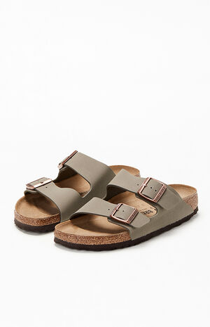 Women's Arizona Slide Sandal Stone image number 2