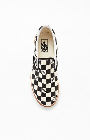 Checkerboard Stacked Slip-On Sneakers image number 5