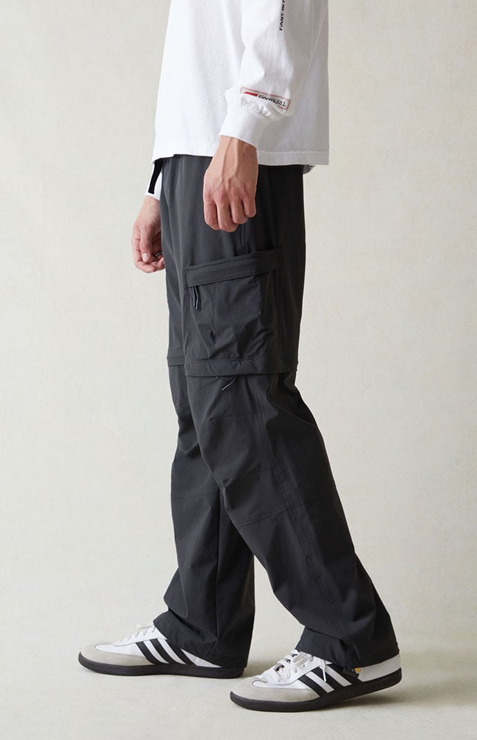 Pacsun Performance Black Baggy Zip Off Cargo Pants | PacSun