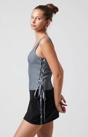 Sloane Lace-Up Corset image number 3