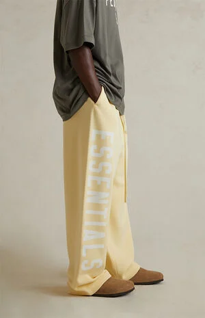 Garden Yellow Lounge Fleece Baggy Sweatpants image number 4