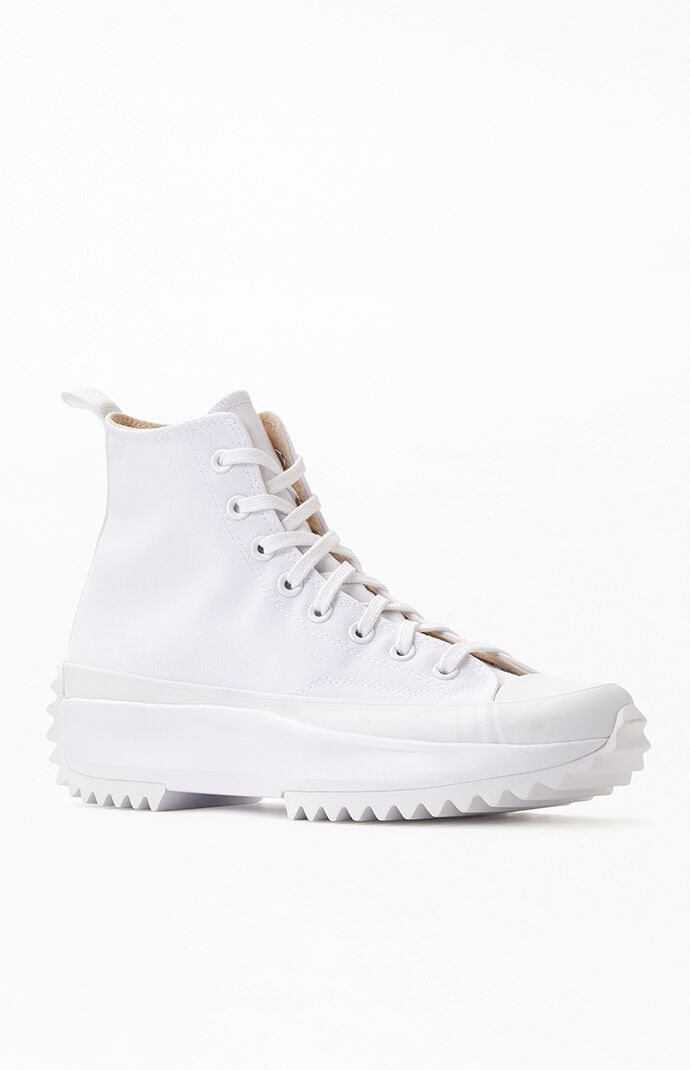 White Run Star Hike Platform High Top Sneakers