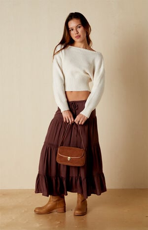 Cosette Ribbed Off-The-Shoulder Sweater