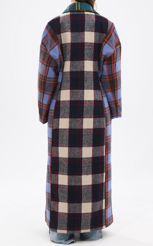 Studio Plaid Trench Coat image number 4