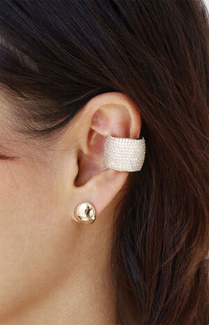 Crystal Statement Chunky Ear Cuff image number 3