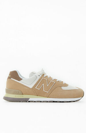 Tan 574 Shoes image number 1