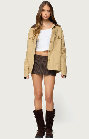 Lorna Pinstripe Mini Skort image number 4