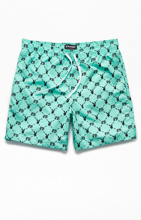 By PacSun Monogram 17" Swim Trunks
