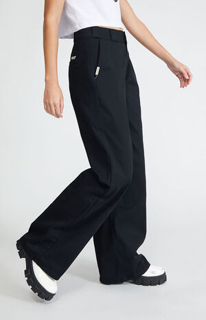 Black Downtown Wide Leg Pants image number 3