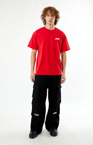 x Wildside Yohji Yamamoto x PacSun Red Motion T-Shirt image number 3