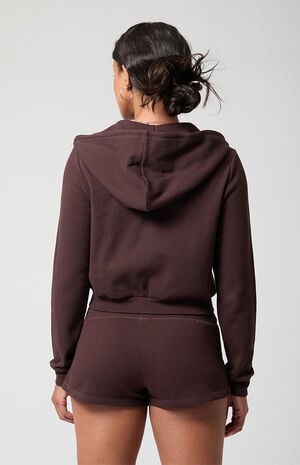 Active Aspen Waffle Knit Zip Up Hoodie image number 4